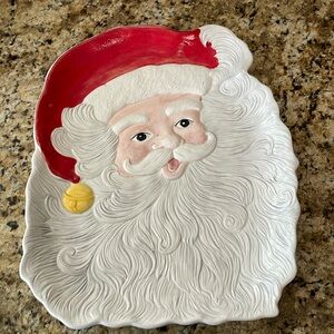 Vintage Porcelain Santa Claus Handpainted & Decorated Glazed!
Made in Italy